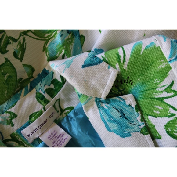 Susan Graver NWT Tropical Floral Vibrant Blazer 8 - Picture 13 of 13